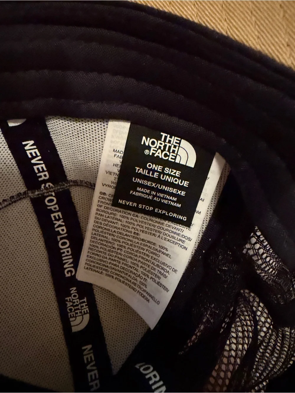 The North Face Black And Tan Mudder Trucker Hat